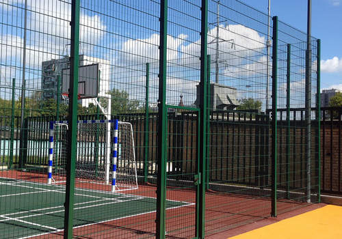 2Д забор для футбольной площадки в Глазове