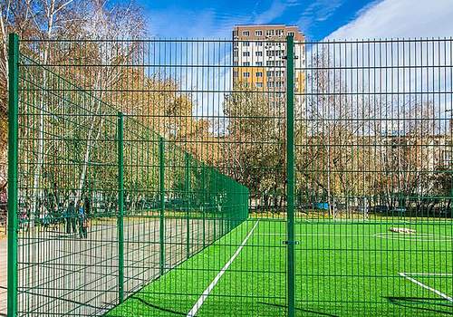 2Д забор для футбольной площадки в Глазове