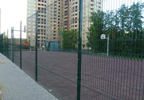 3Д забор для футбольной площадки в Глазове