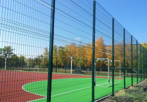 3Д забор для футбольной площадки в Глазове